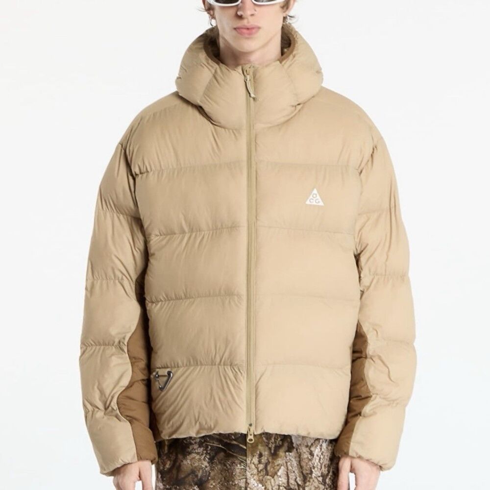 Nike ACG Therma-FIT ADV Men’s Size L Lunar Lake Beige Full-Zip Puffer Jacket
